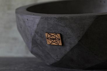 DIAMOND charocal beton bowl