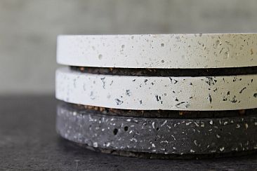 MOSAIC concrete circle coasters