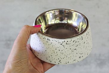 MOSAIC concrete pet bowl